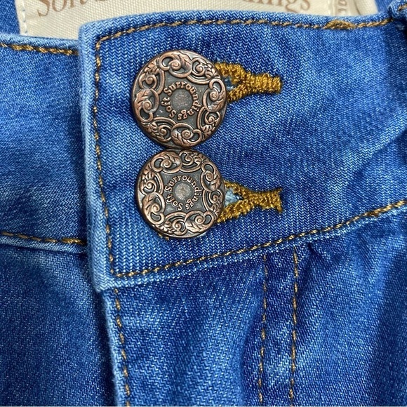 Soft Surroundings The Ultimate Denim Trouser Jeans 10 Petite - Picture 9 of 12